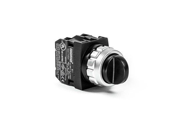 H Series Plastic 2NO (II-0-I) 60° Selector Stay Put 30 mm Control Unit